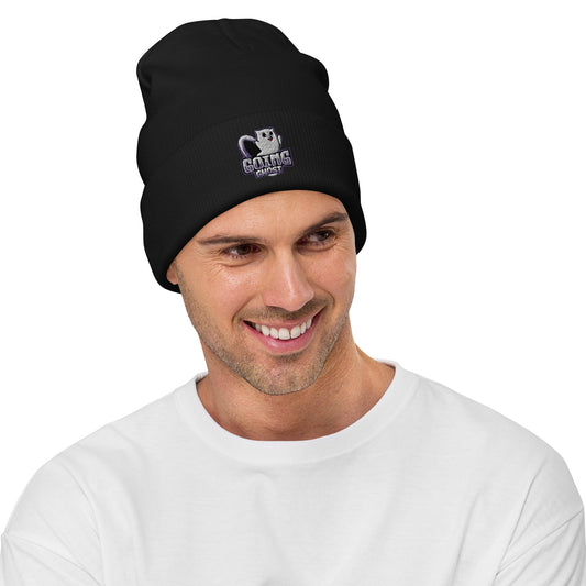 Going Ghost Embroidered Beanie