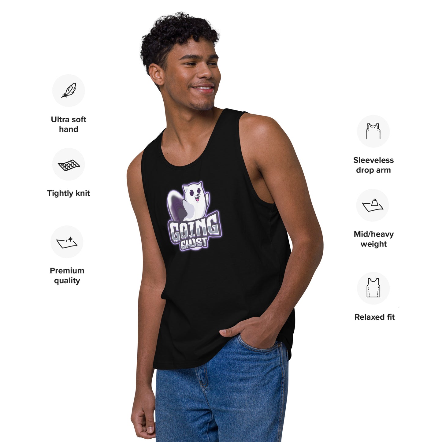 Going Ghost premium tank top