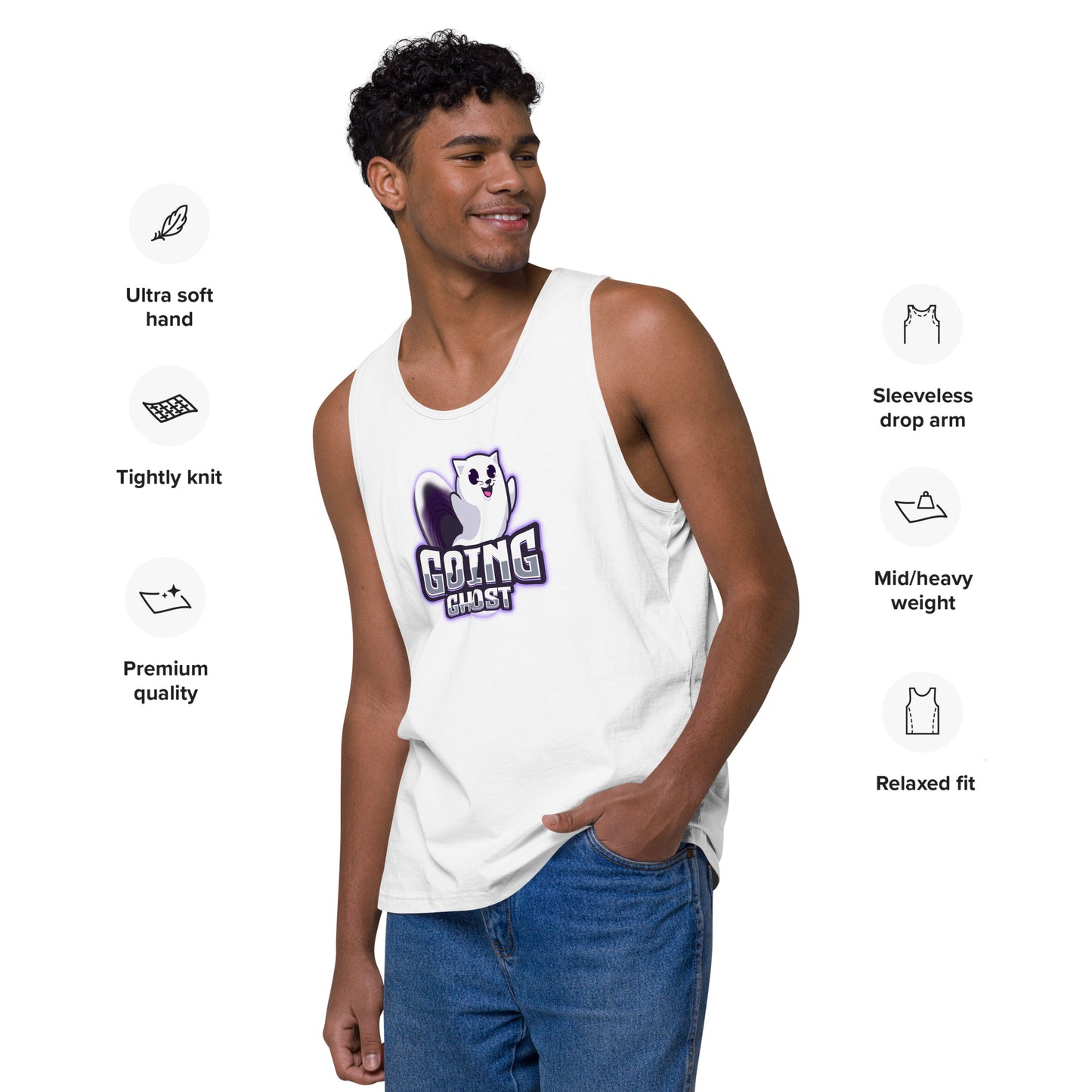 Going Ghost premium tank top